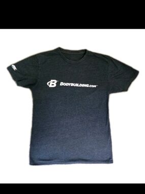 Bodybuilding.com T Shirt Mens L Gray Optimum Nutrition Gym Graphic GUC